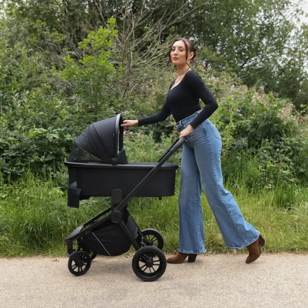 My Babiie MB450i 3-in-1 Travel System with Base - Black