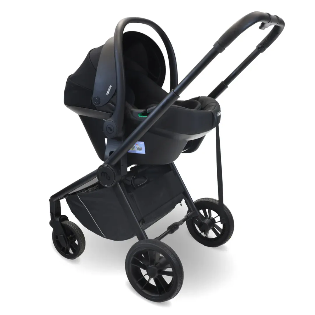 My Babiie MB450i 3-in-1 Travel System with Base - Black