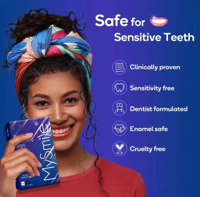 MySmile® Glamorous Teeth Whitening Strip Trial