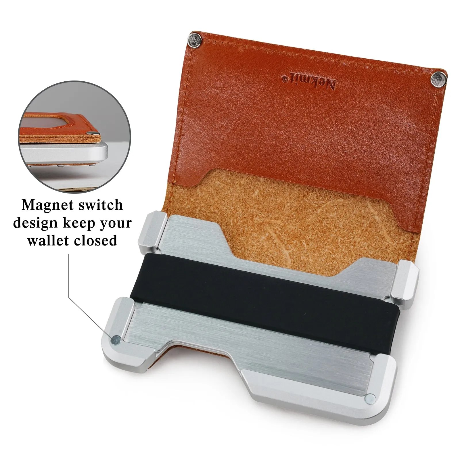 Nekmit Bifold Genuine Leather Wallet For Men