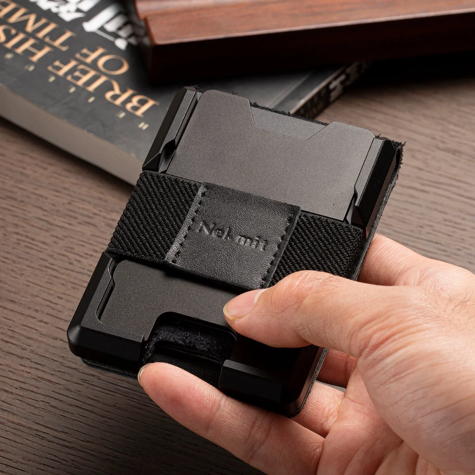 Nekmit Bifold Genuine Leather Wallet For Men