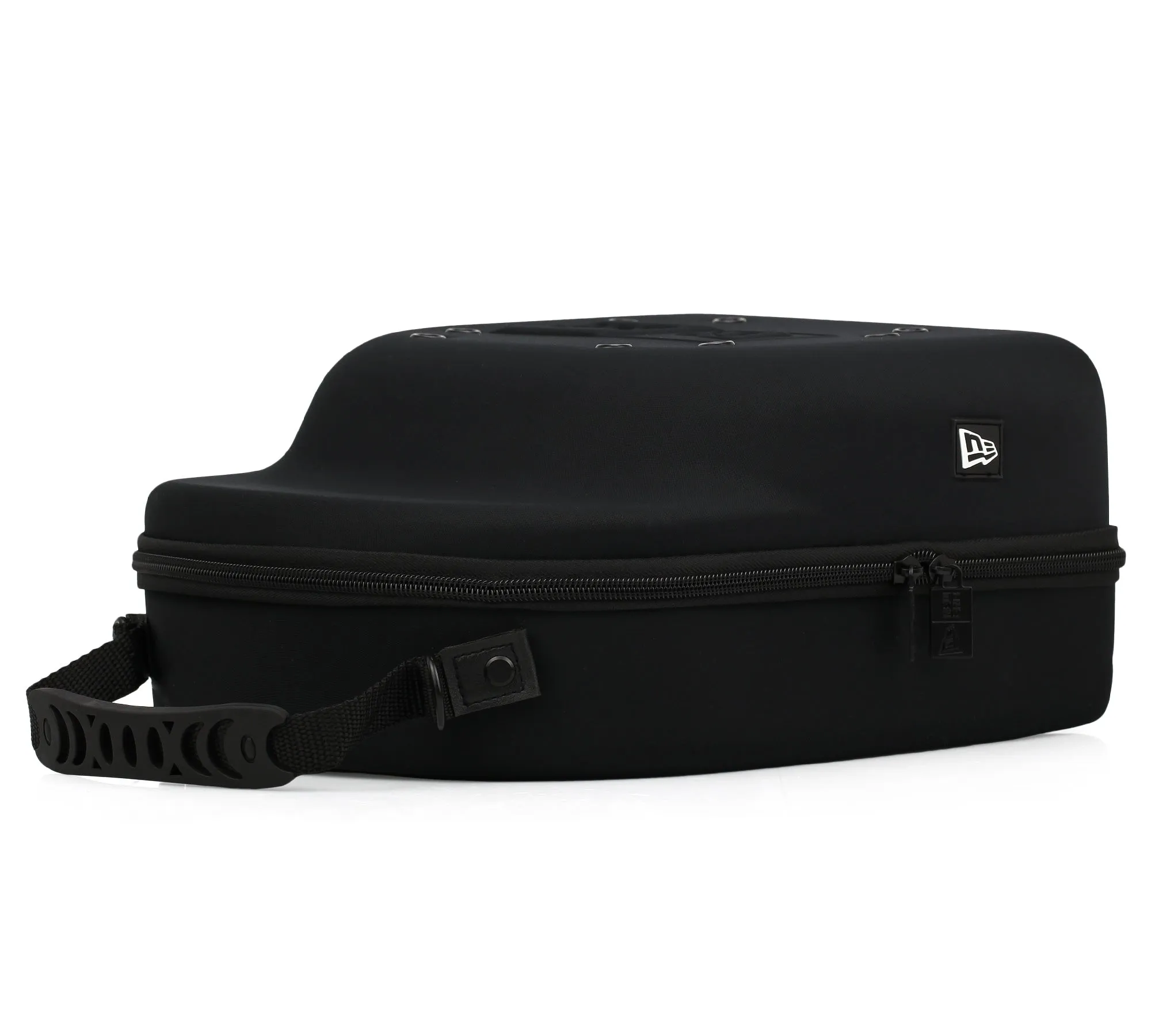 NEW ERA OFFICIAL 6 CAP CARRIER JET BLACK NEOPRENE WITH SHOULDER STRAP