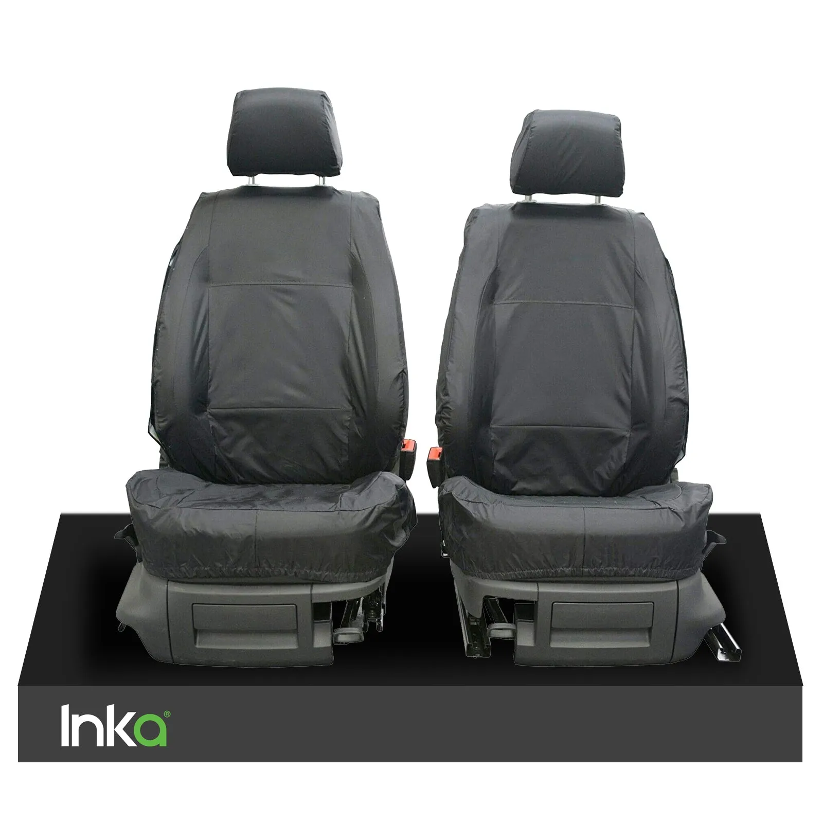 New  VW Volkswagen Beetle Inka Tailored Waterproof Front Pair Seat Covers MY97-11 GREY