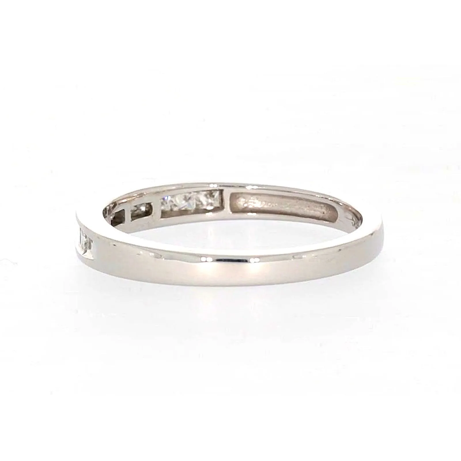 New York 14ct White Gold Princess Cut with 0.40 CARAT tw of Diamonds Ring
