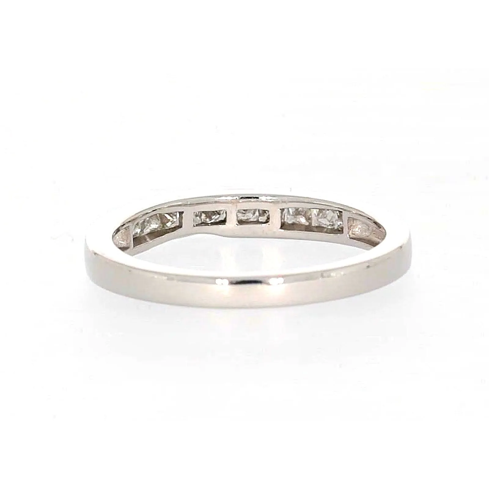 New York 14ct White Gold Princess Cut with 0.40 CARAT tw of Diamonds Ring