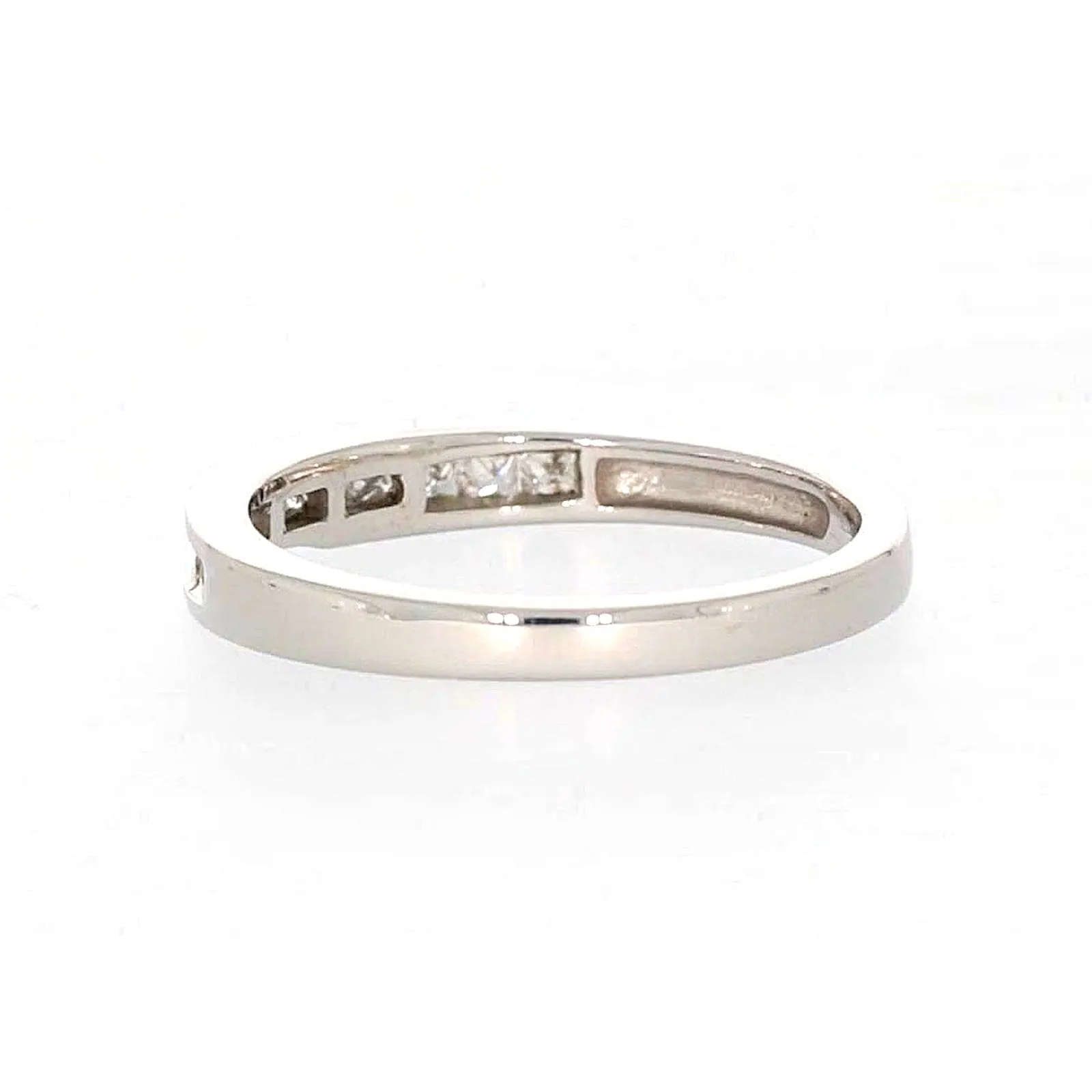 New York 14ct White Gold Princess Cut with 0.40 CARAT tw of Diamonds Ring