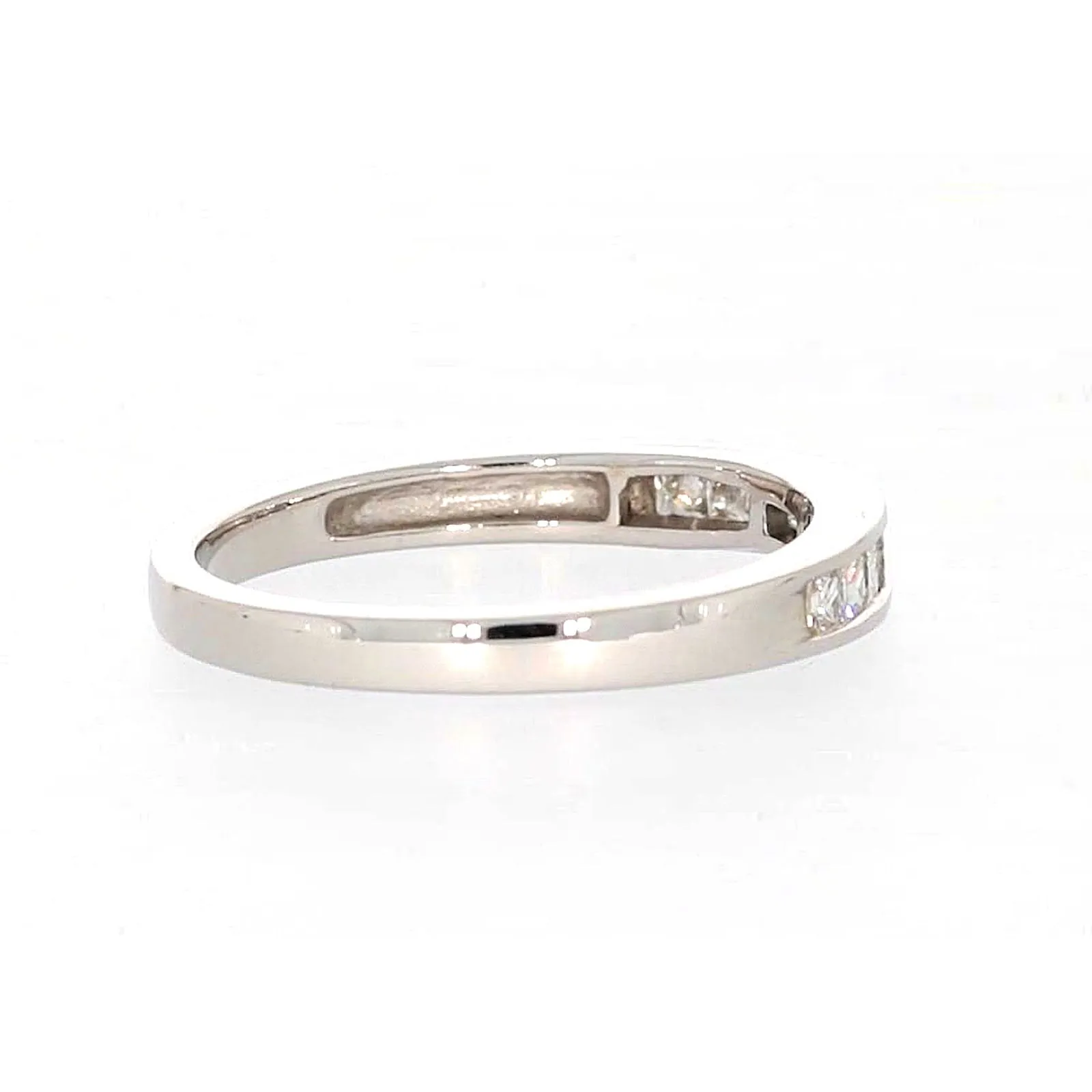 New York 14ct White Gold Princess Cut with 0.40 CARAT tw of Diamonds Ring