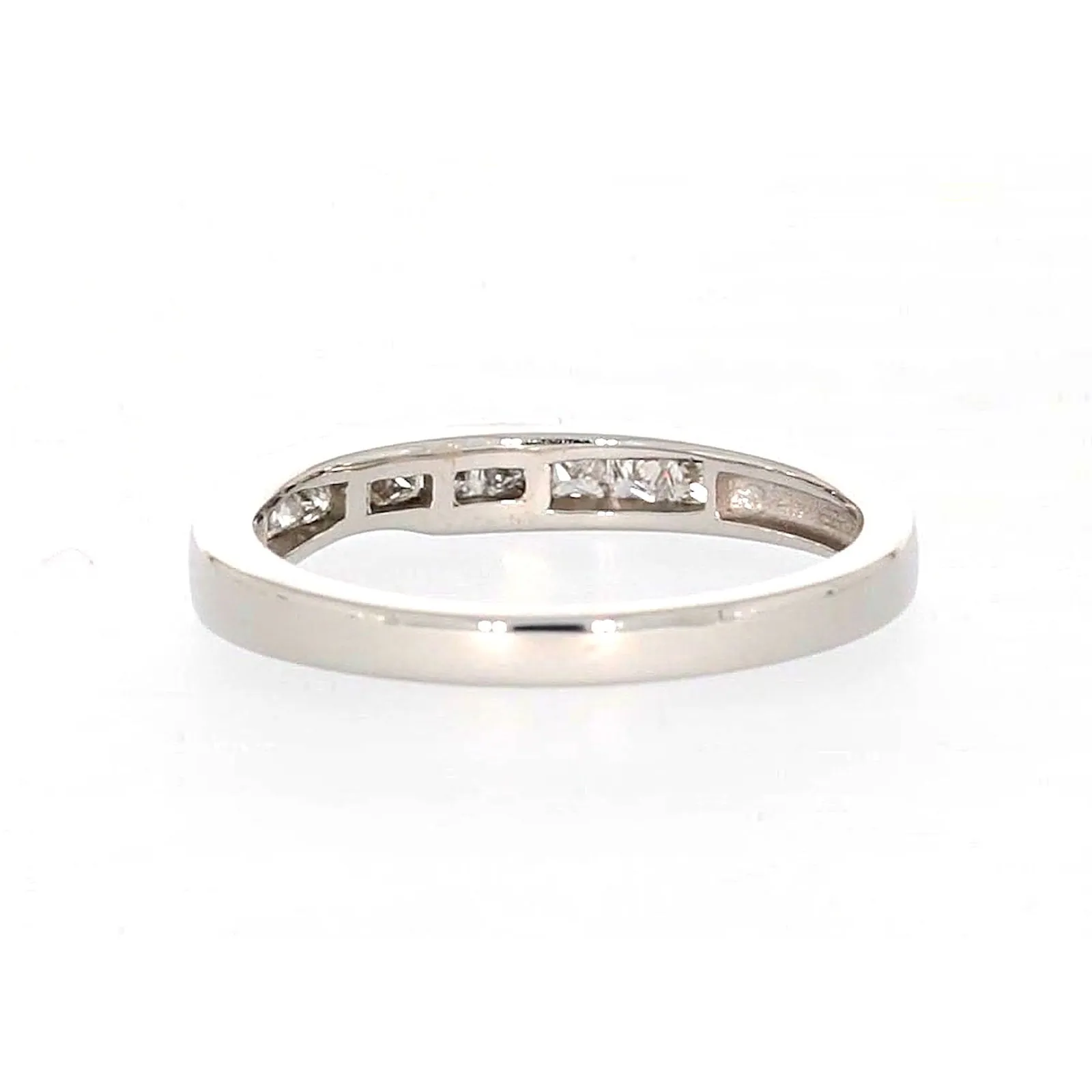 New York 14ct White Gold Princess Cut with 0.40 CARAT tw of Diamonds Ring