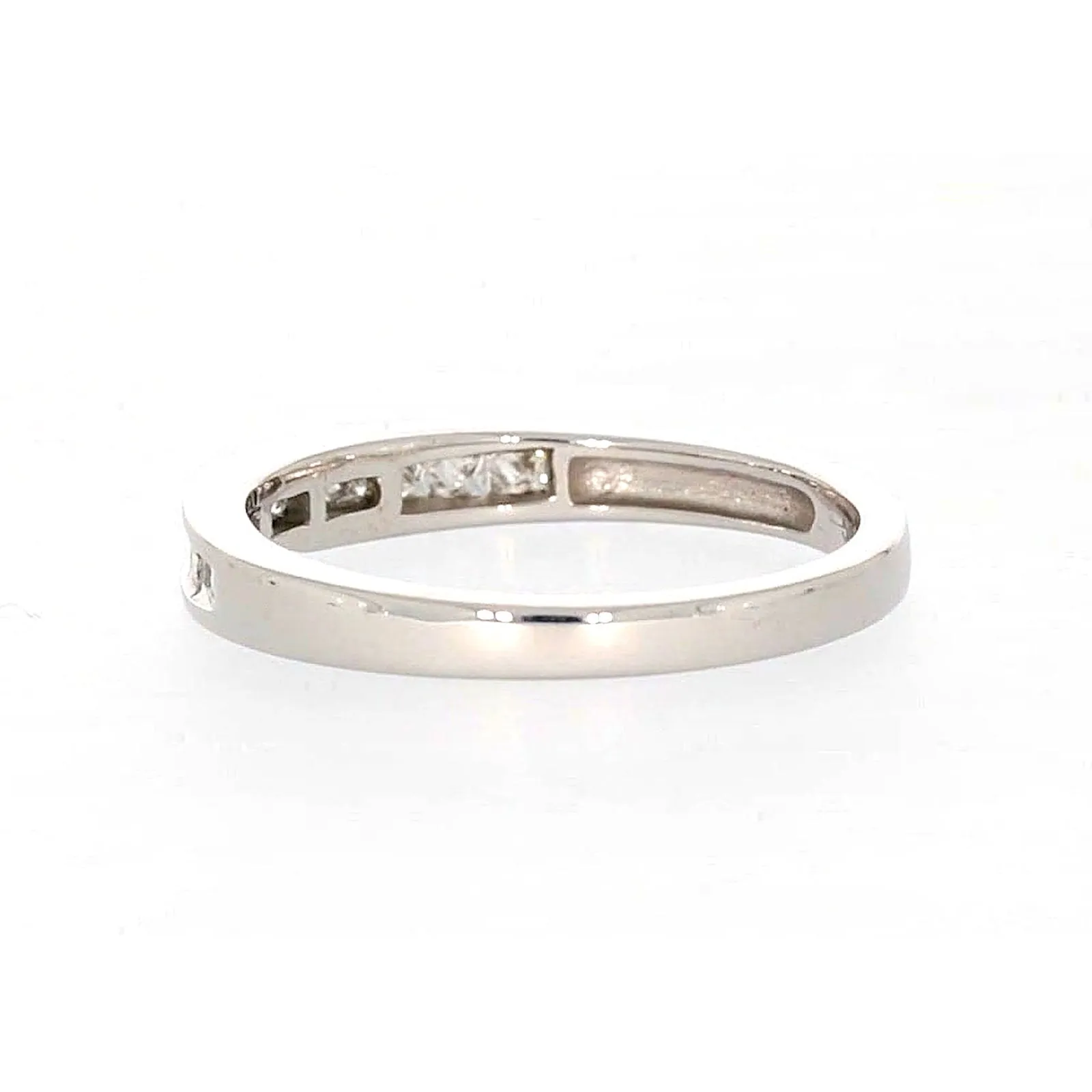 New York 14ct White Gold Princess Cut with 0.40 CARAT tw of Diamonds Ring