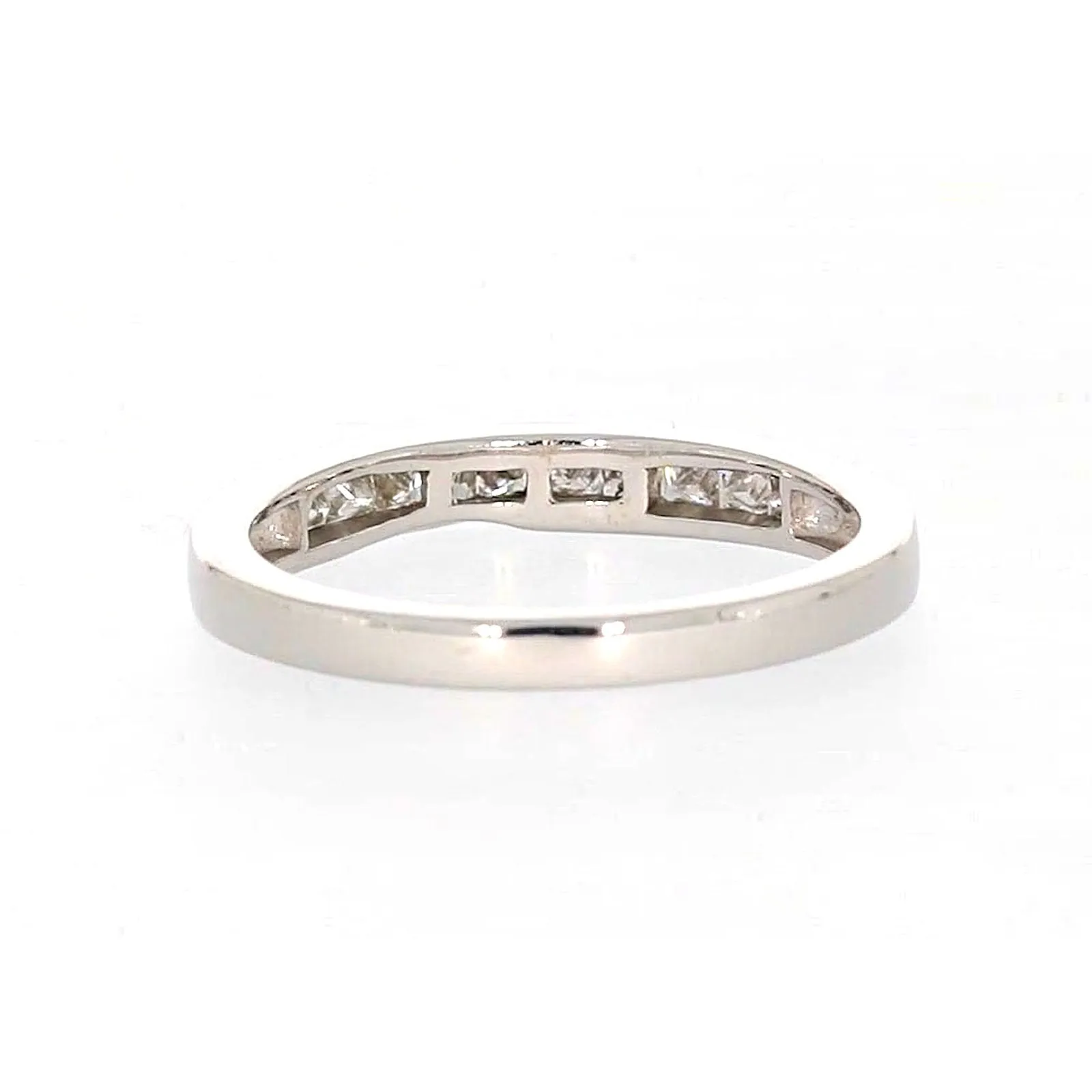 New York 14ct White Gold Princess Cut with 0.40 CARAT tw of Diamonds Ring