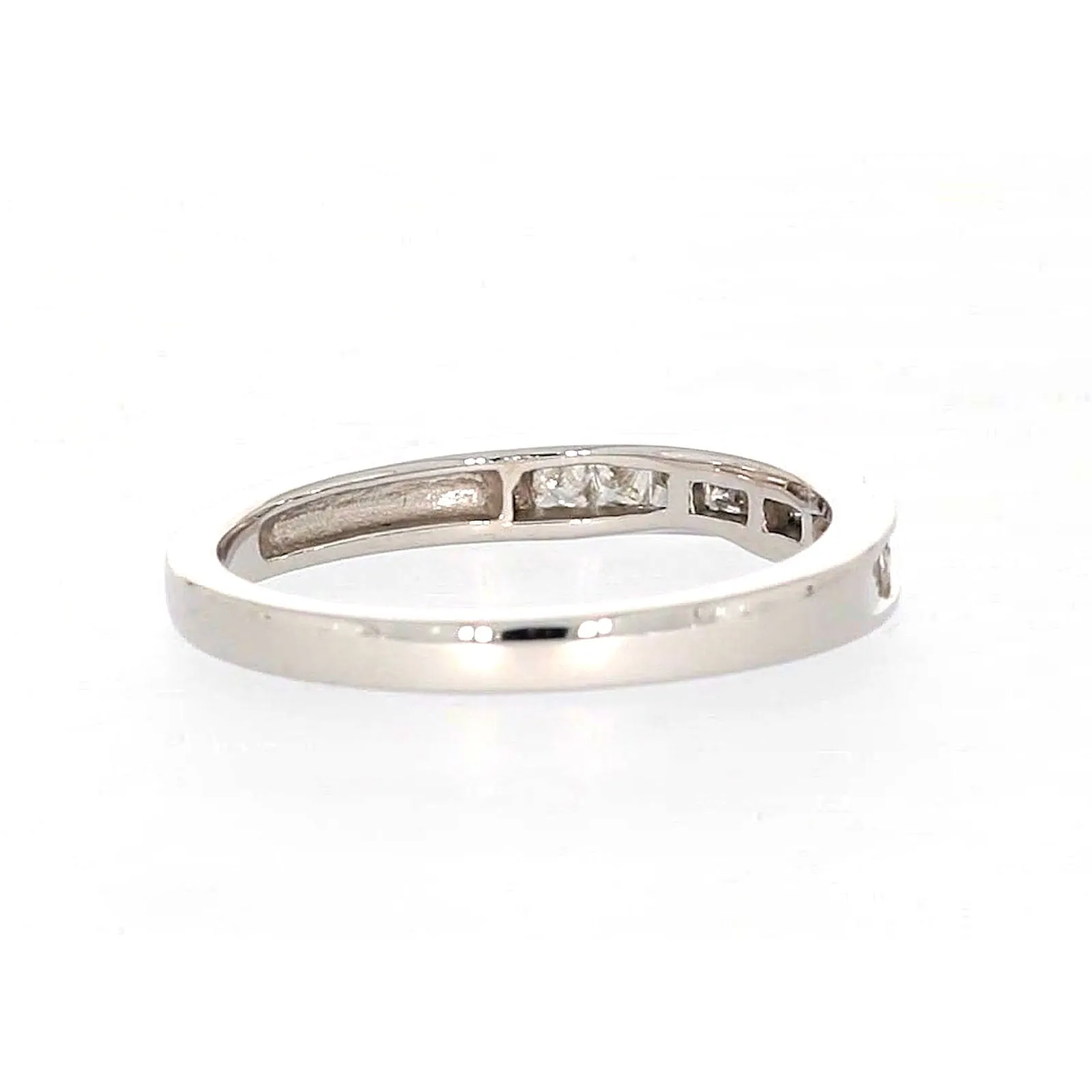 New York 14ct White Gold Princess Cut with 0.40 CARAT tw of Diamonds Ring
