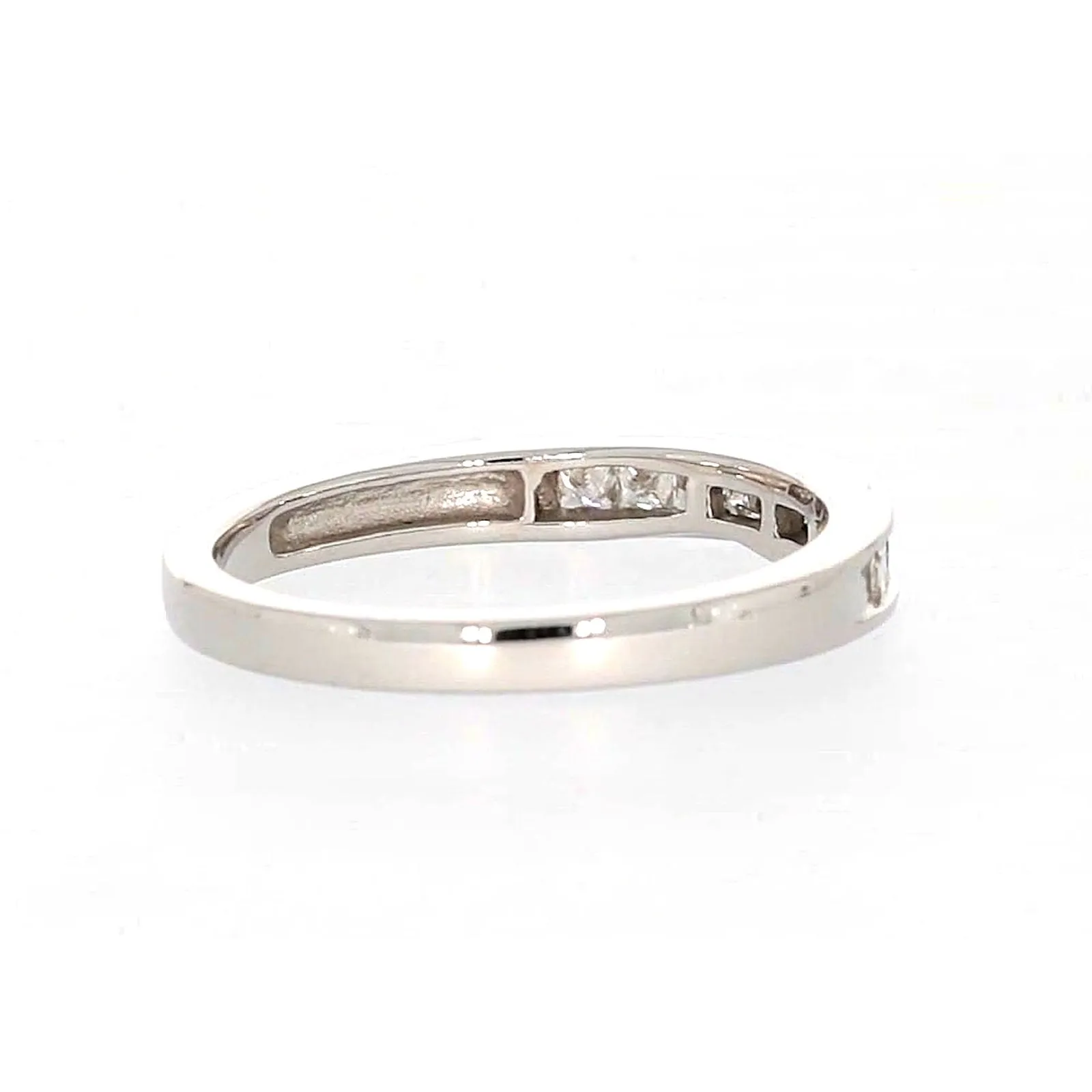 New York 14ct White Gold Princess Cut with 0.40 CARAT tw of Diamonds Ring