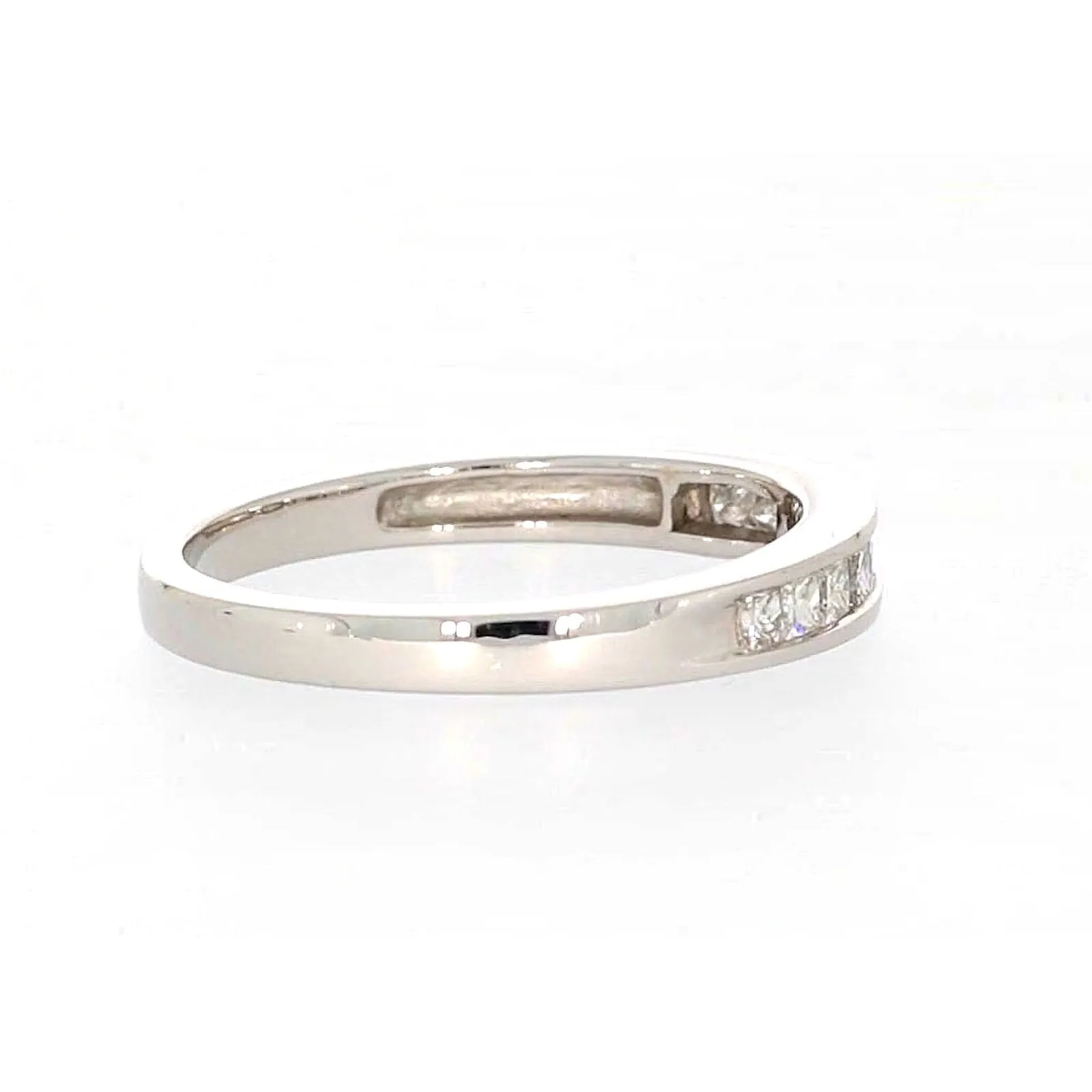 New York 14ct White Gold Princess Cut with 0.40 CARAT tw of Diamonds Ring