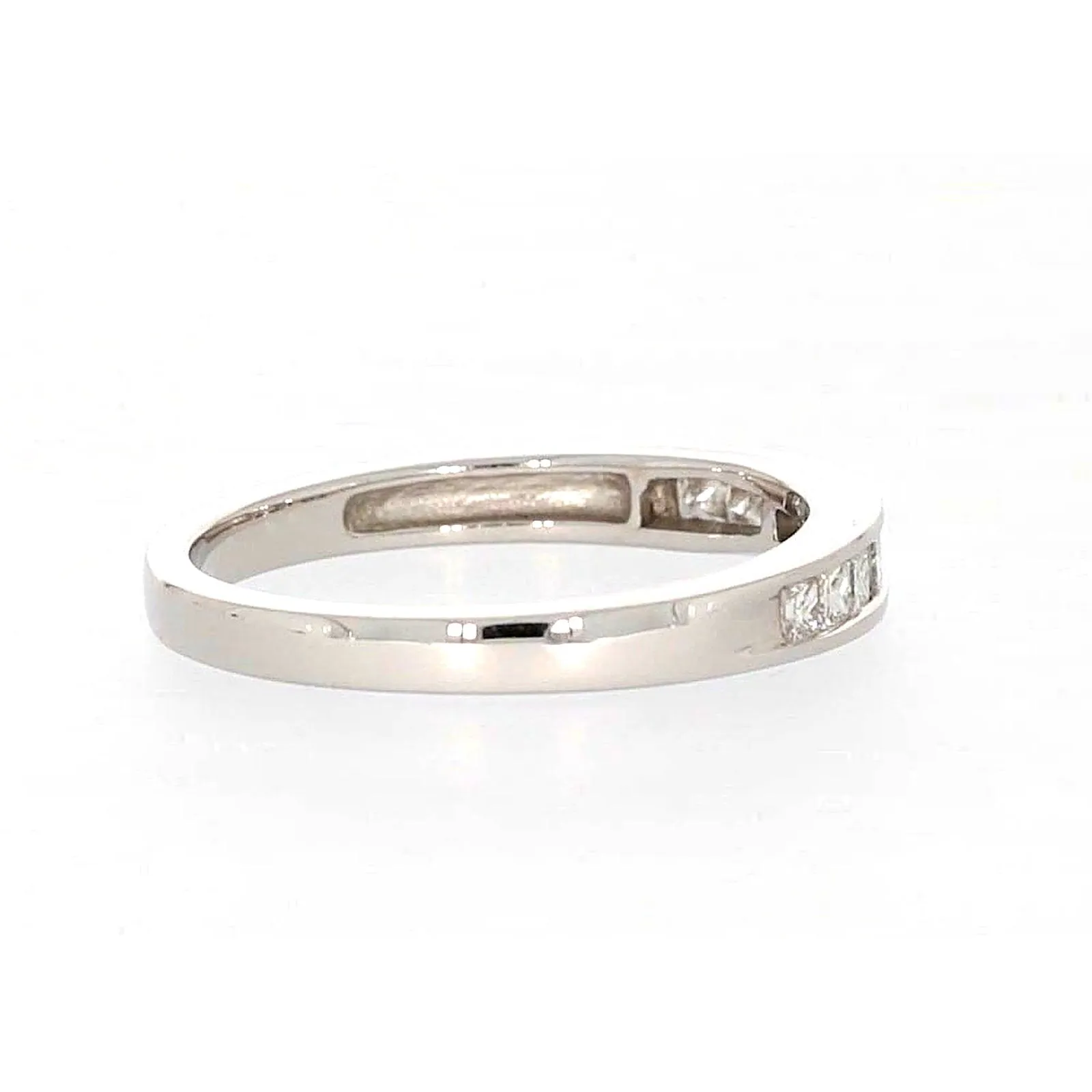 New York 14ct White Gold Princess Cut with 0.40 CARAT tw of Diamonds Ring