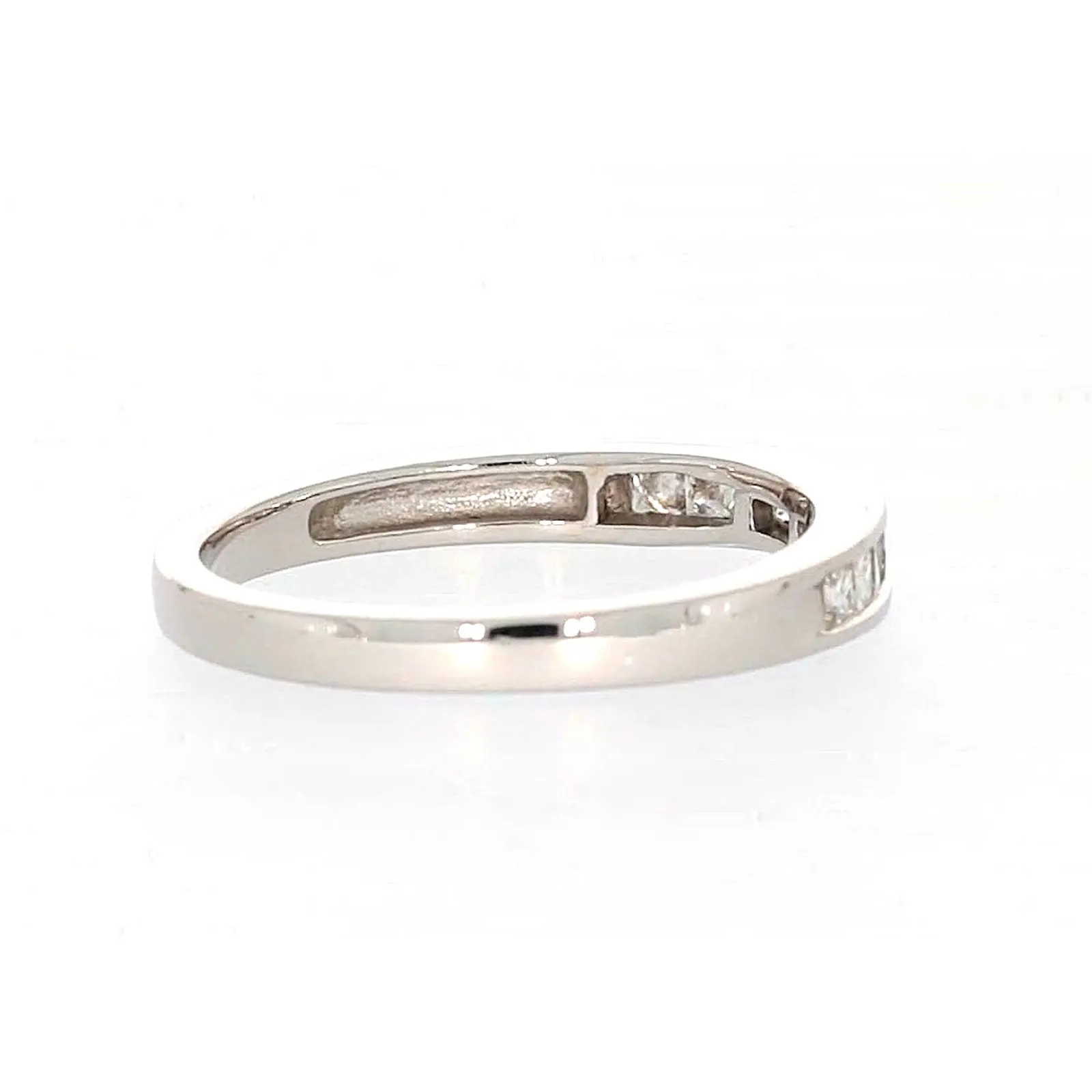 New York 14ct White Gold Princess Cut with 0.40 CARAT tw of Diamonds Ring