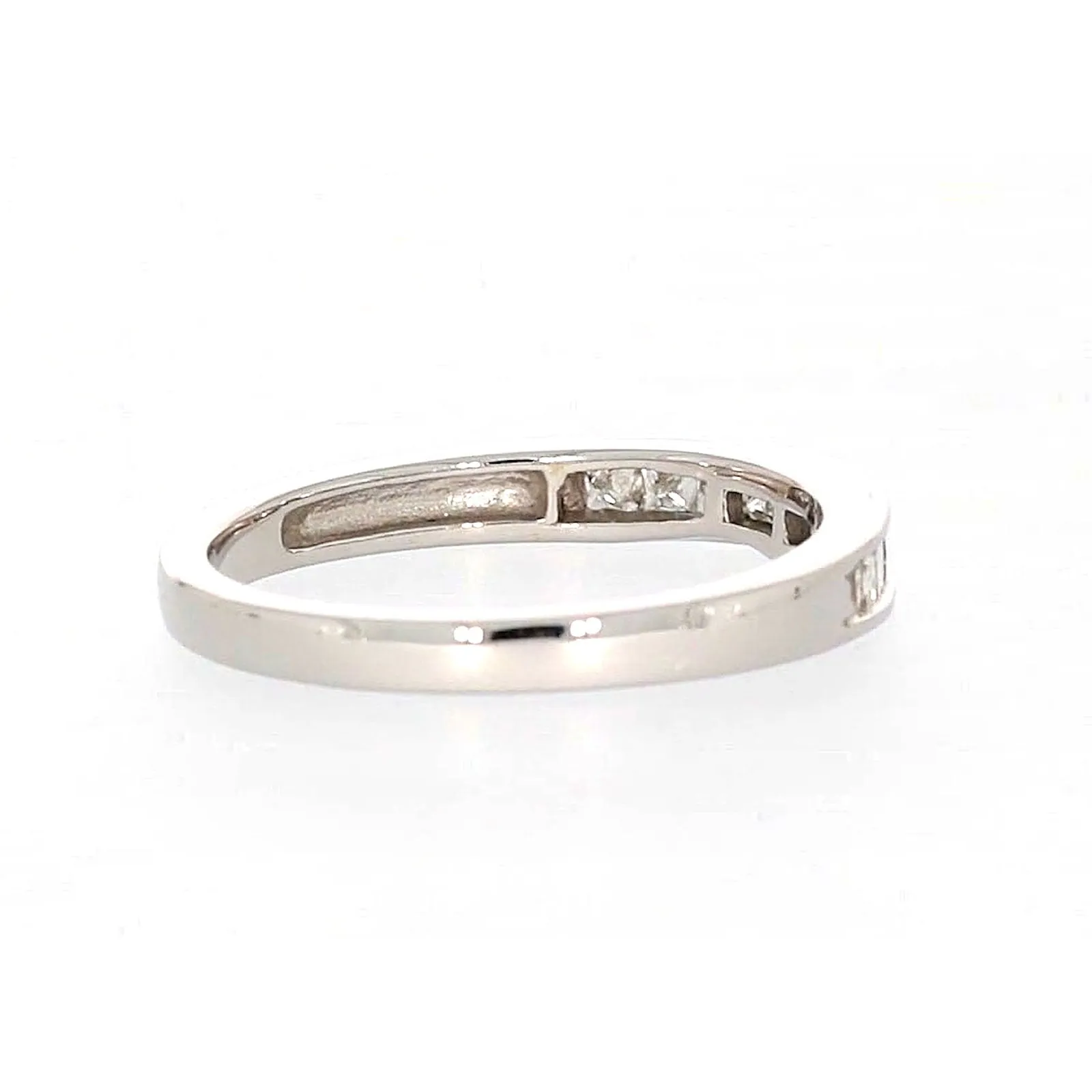 New York 14ct White Gold Princess Cut with 0.40 CARAT tw of Diamonds Ring