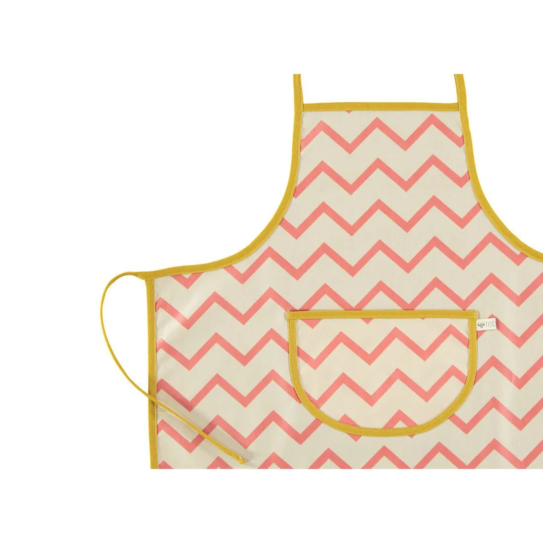 Nobodinoz Apron Sicilia Zigzag Pink