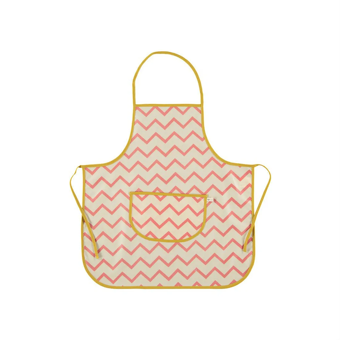 Nobodinoz Apron Sicilia Zigzag Pink
