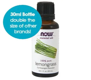 Now Lemongrass Essential Oil - 30ML