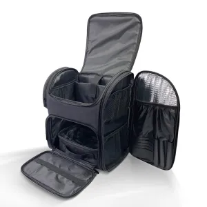 Nylon Makeup Backpack with Pouch