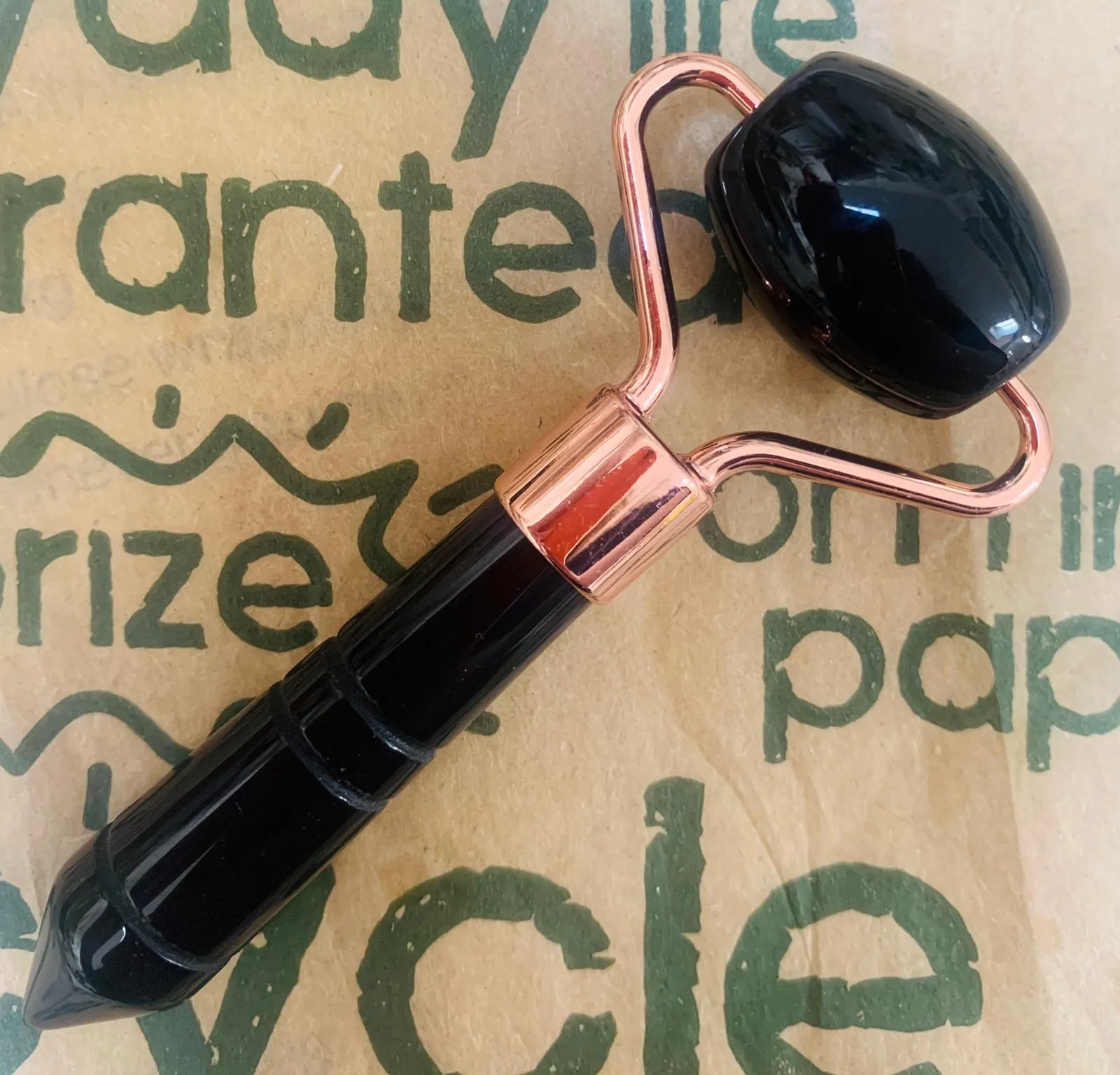 Obsidian Gemstone Facial Roller