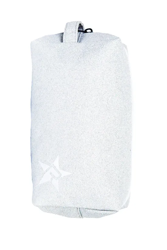 Opalescent Rebel Makeup Bag with White Zipper