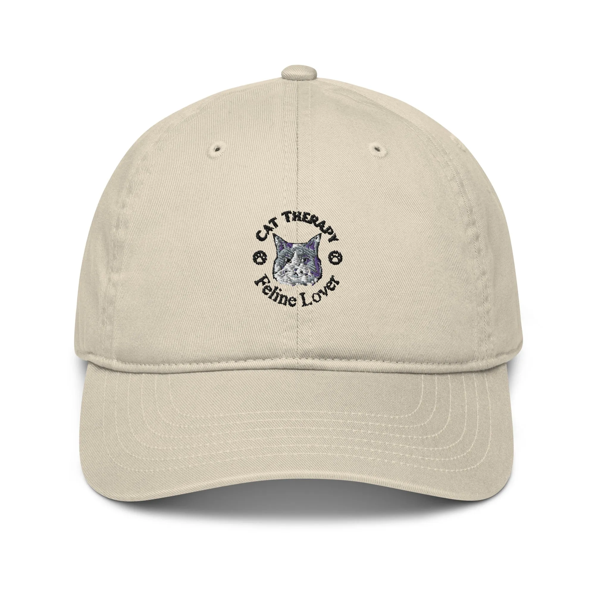Organic dad hat, Cat lovers