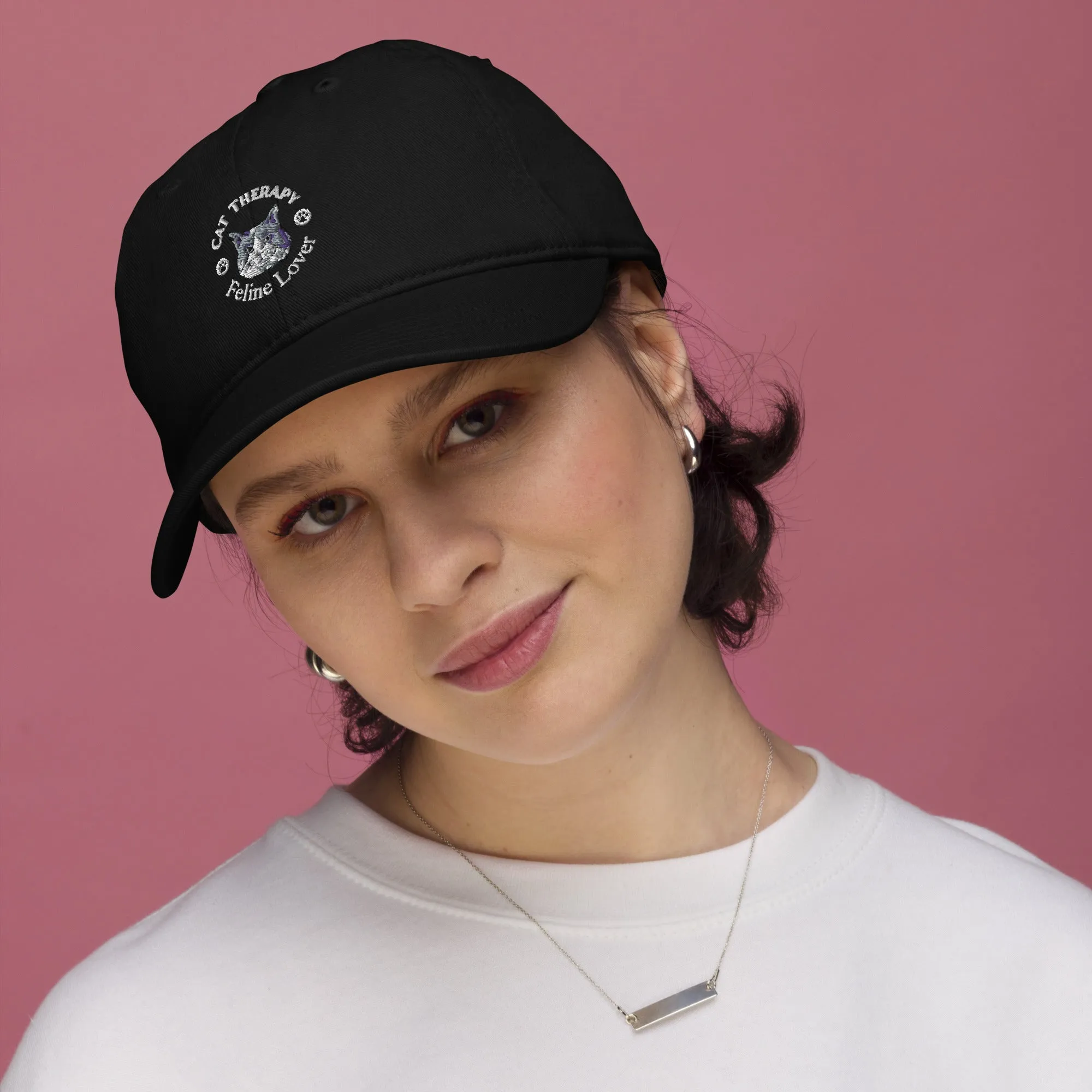 Organic dad hat, Cat lovers