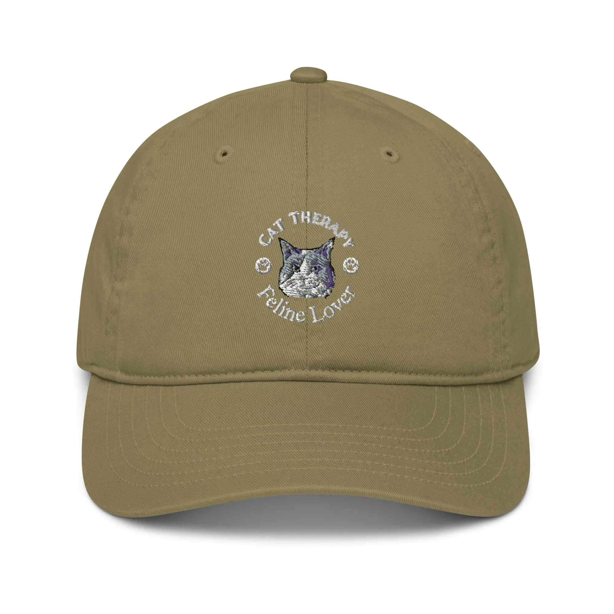 Organic dad hat, Cat lovers