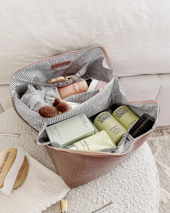 ORION COSMETIC CASE CROC SPICE