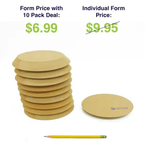 Oval - 5x7" (10 Pack)