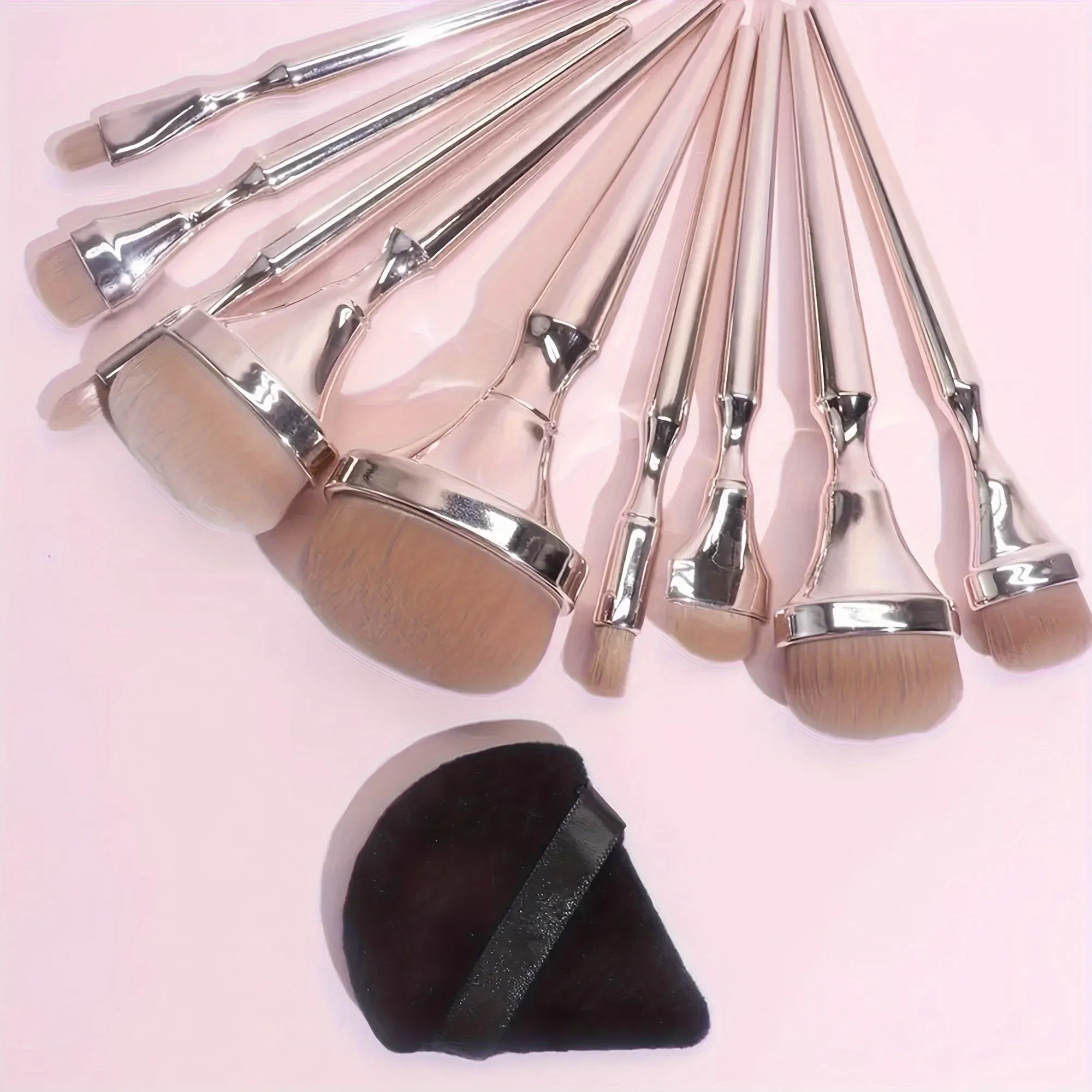 Oval Makeup Brush Set