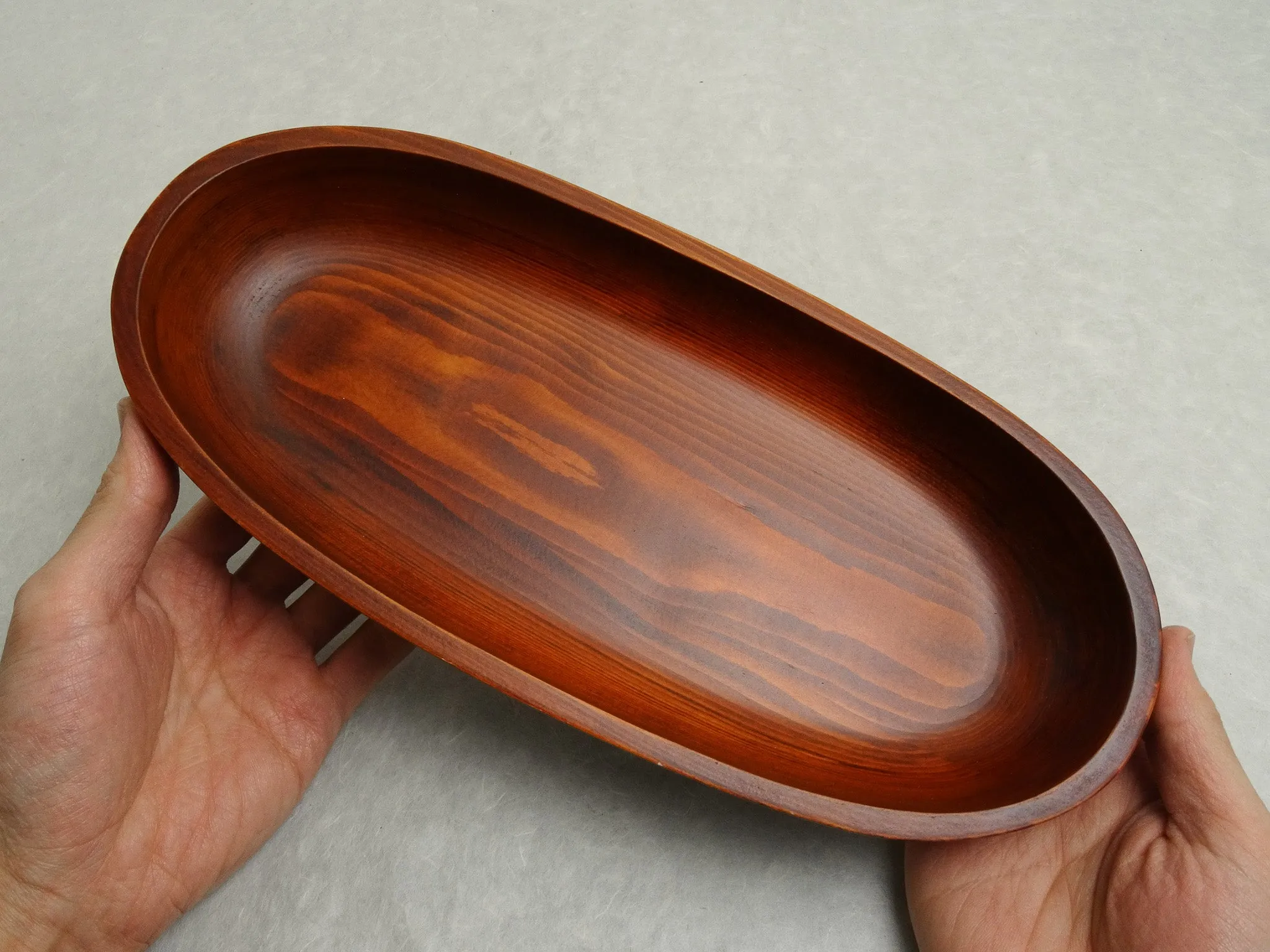 OVAL WOOD PLATTER LARGE