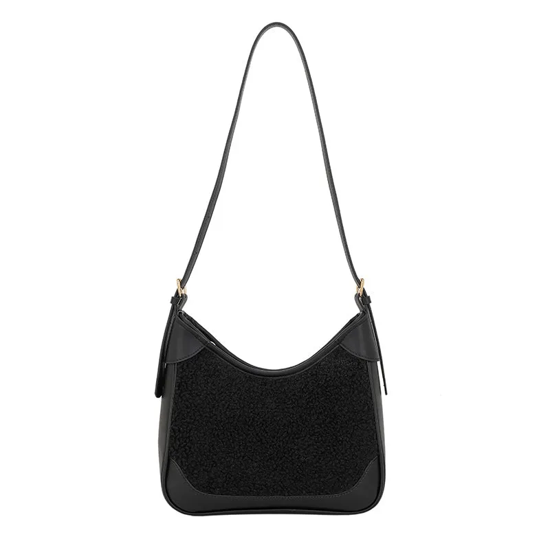 Paziye Lamb Wool Crossbody Bag