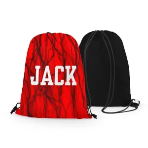 Personalized Lightning Drawstring Bag