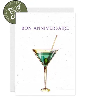 Plantable Birthday Card - Cocktail