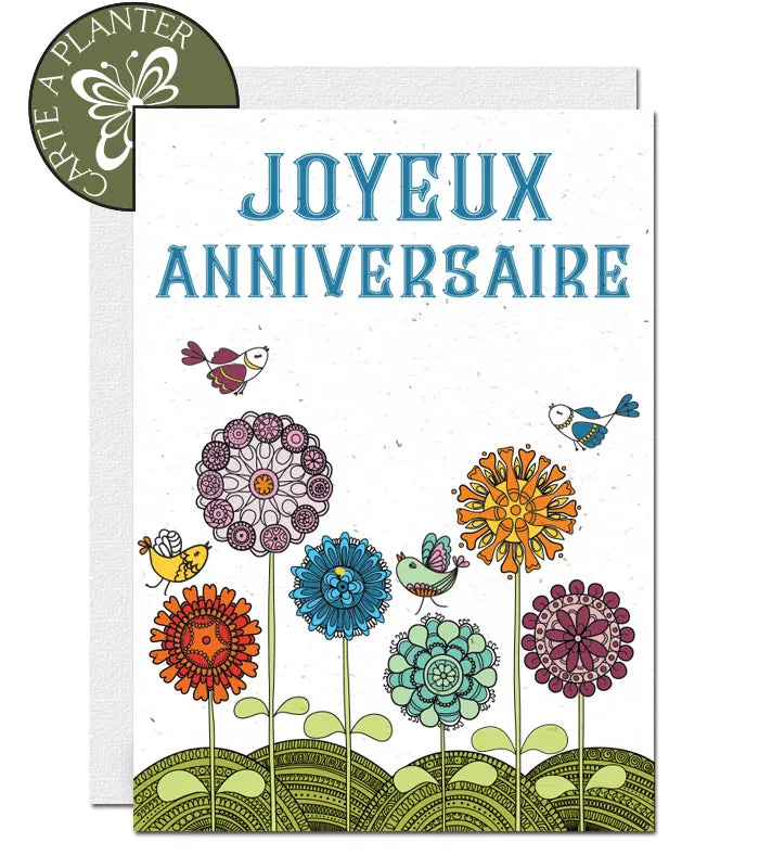 Plantable Birthday Card - Meadow