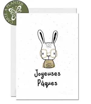 Plantable Easter Card - Golden Rabbit
