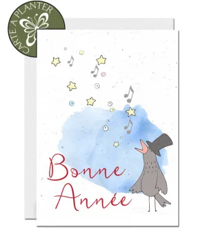 Plantable New Year Card - Songbird