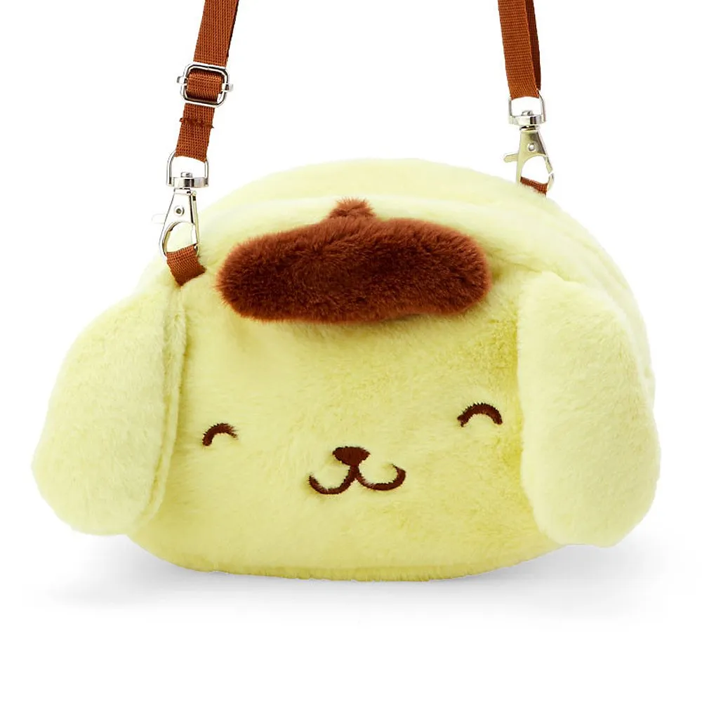 Pompompurin Smile Plush Crossbody Bag