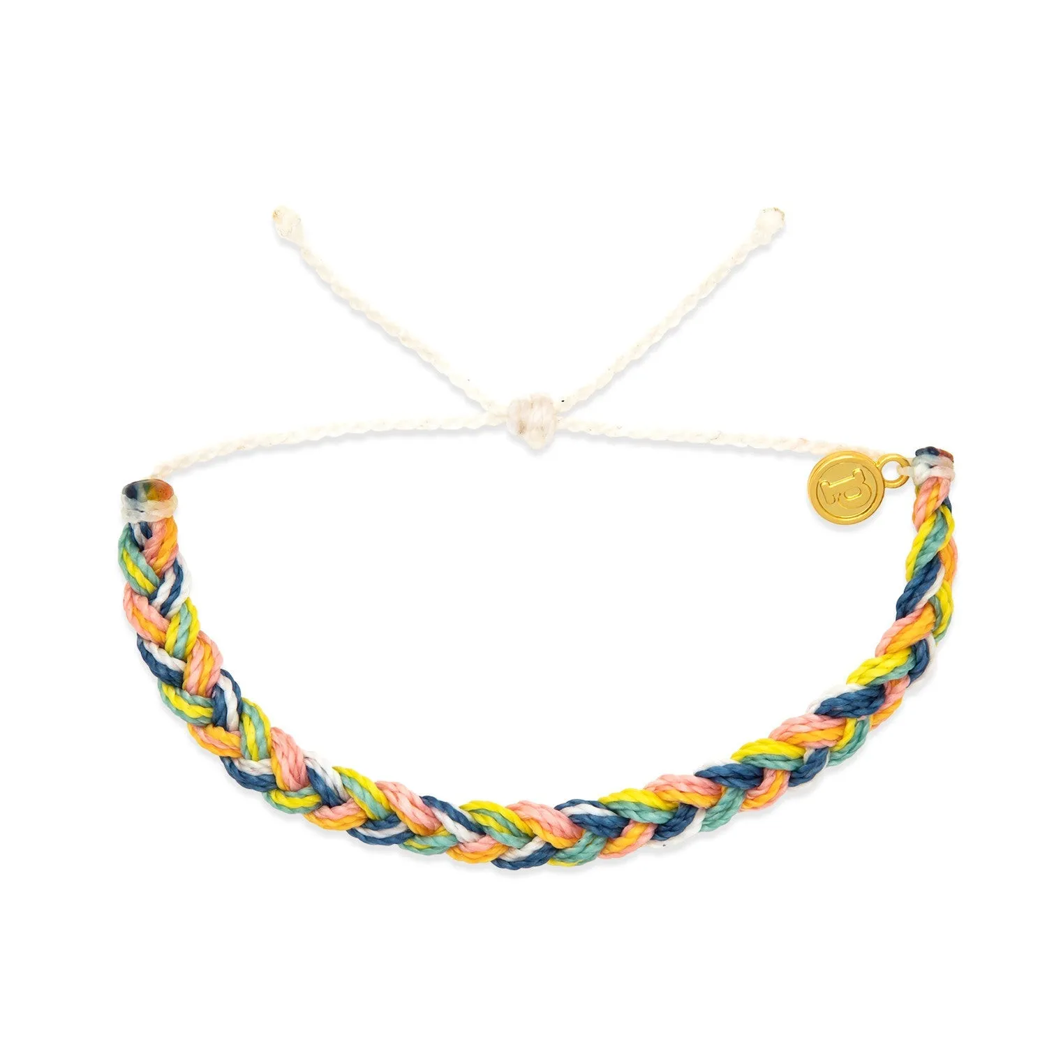 Pura Vida Bracelets Multi Mini Braided Bracelet - Sunset Chaser
