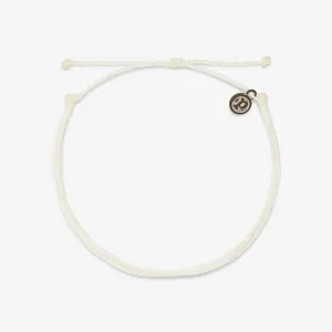 Pura Vida Bracelets Solid Original Anklet - White