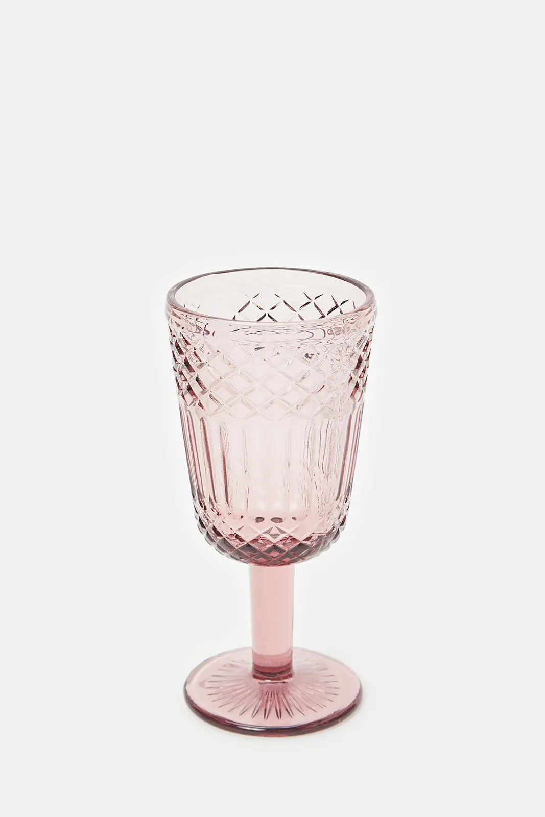 Purple Textured Stemware