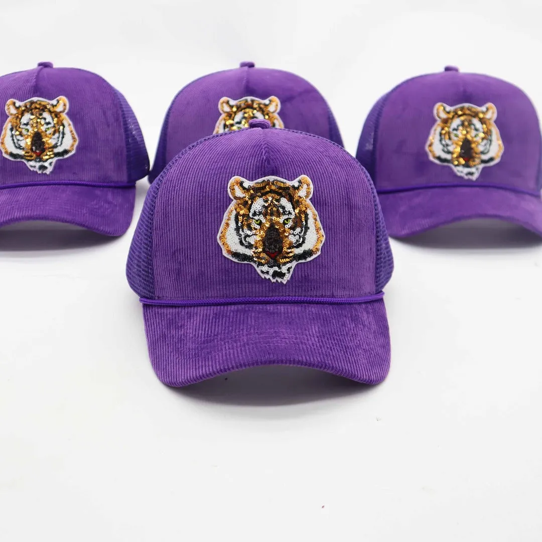 Purple Tiger Hat