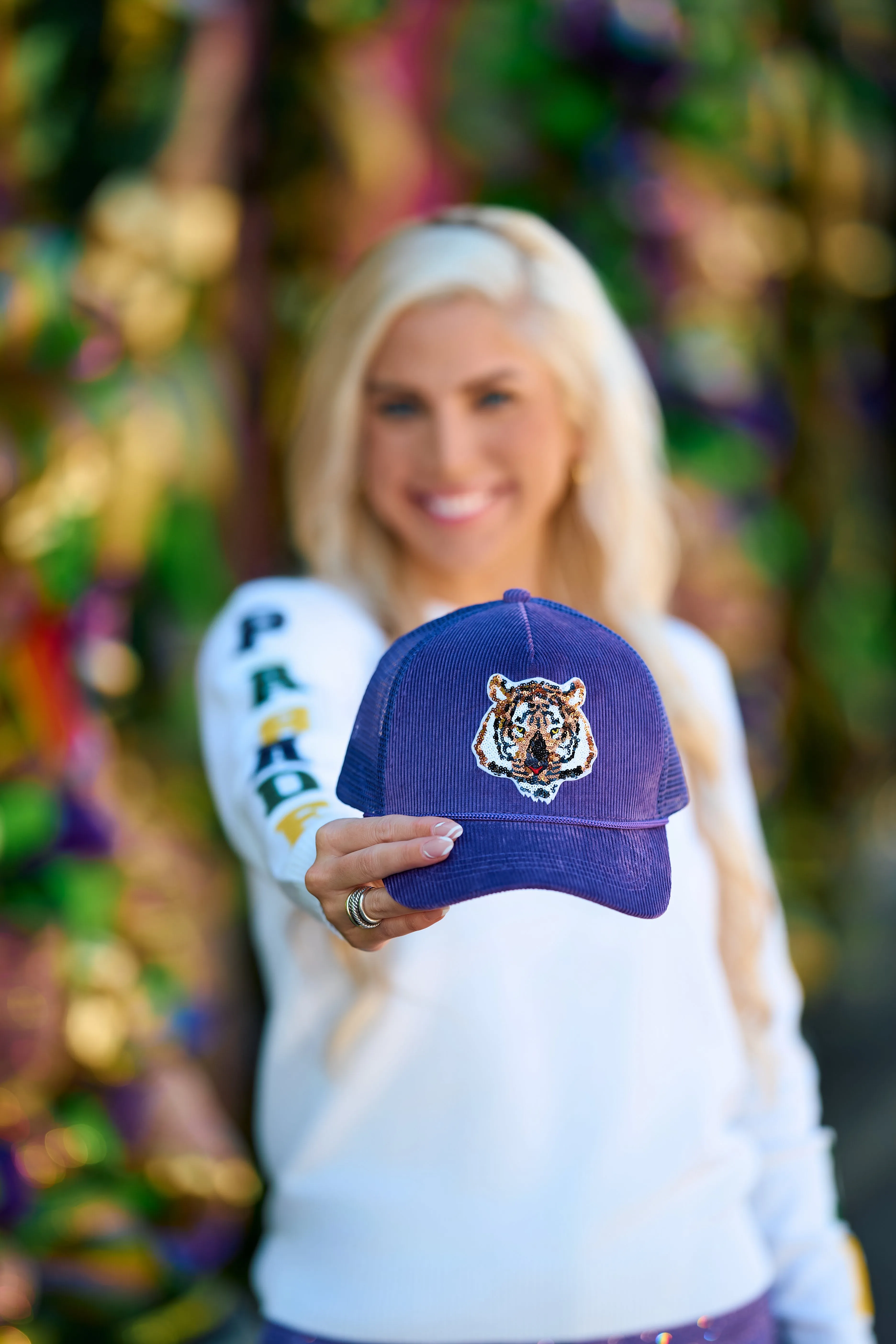 Purple Tiger Hat