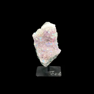 Purple Titanium Coated Amethyst With Stand