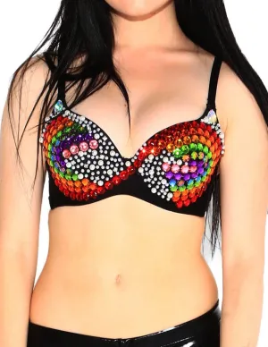 Rainbow Burst Bra