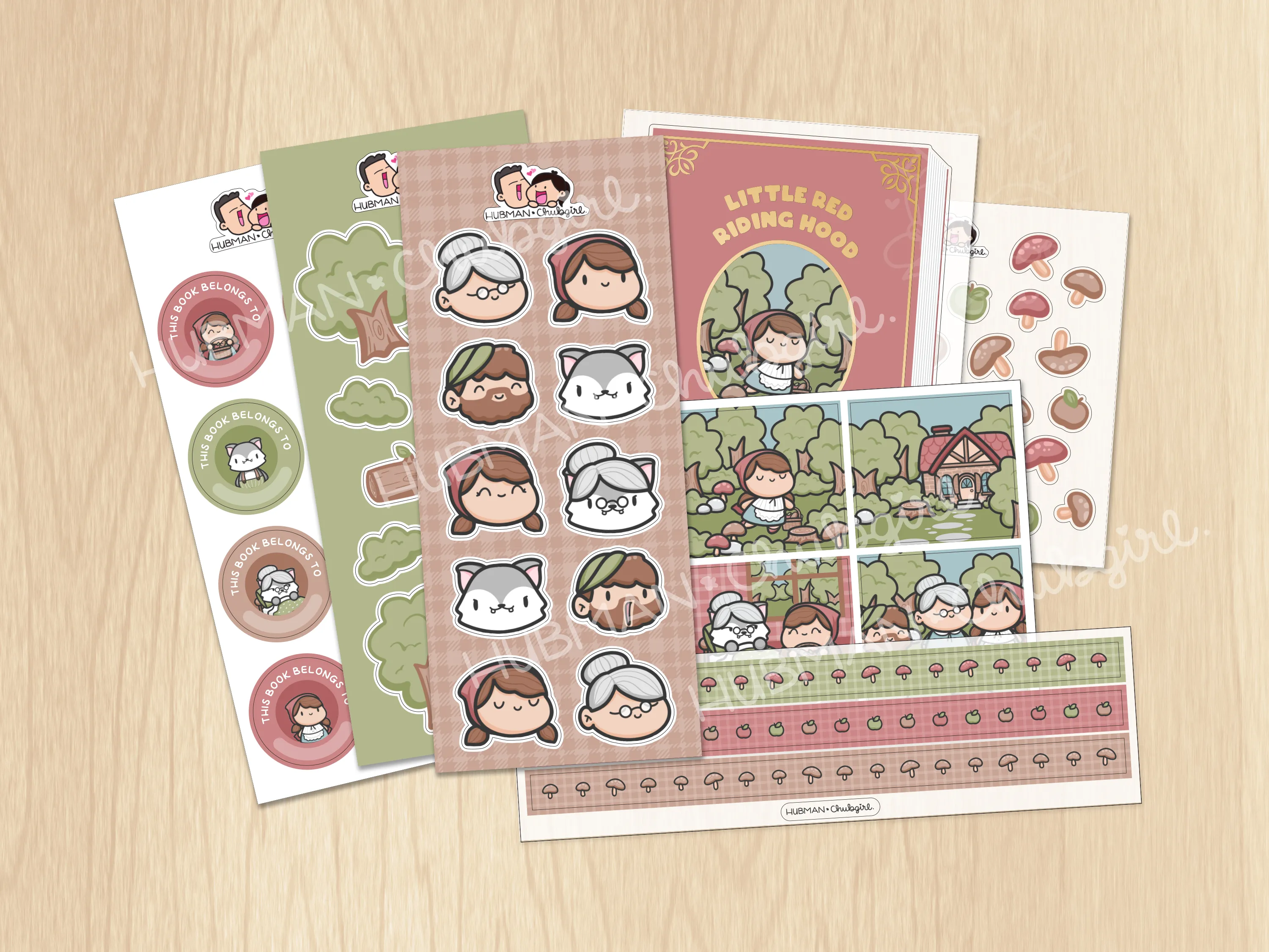 Red Riding Hood Variety Sticker Pack