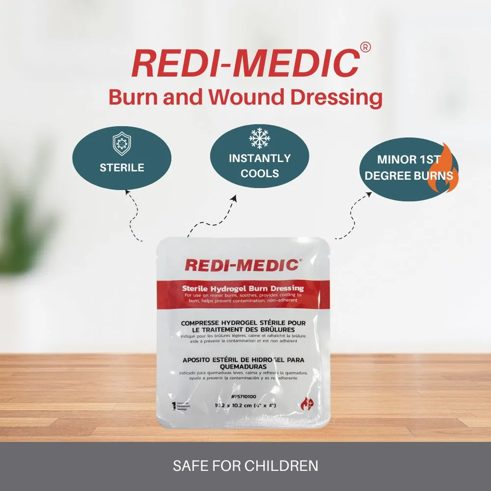 Redi-Medic 10.2x10.2-cm / 4x4-in 1 pc Sterile Burn Dressing