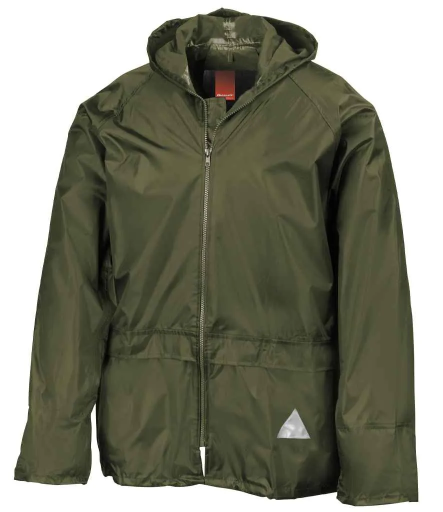 Result Waterproof Jacket/Trouser Suit in Carry Bag | Olive Green
